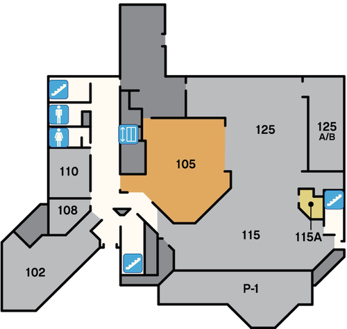 St. Paul Student Center 1st Floor map
