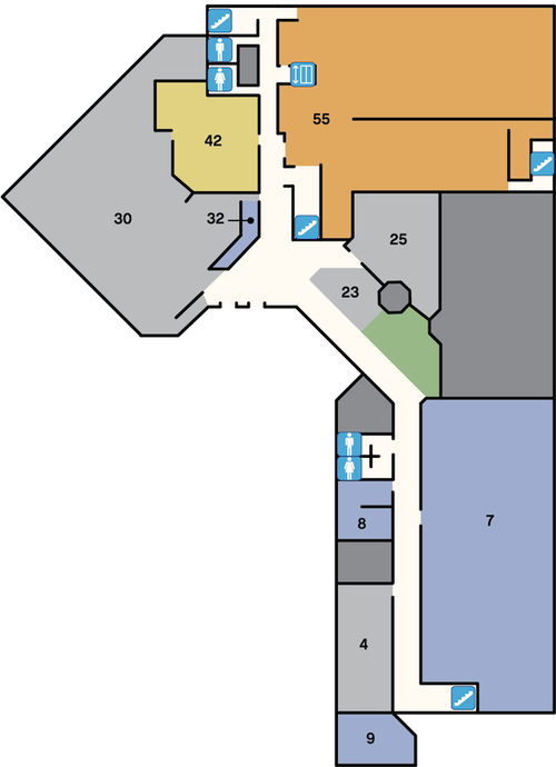 St. Paul Student Center Lower Level map
