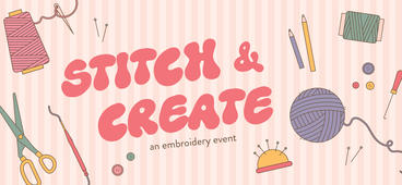 stitch and create, an embroidery event